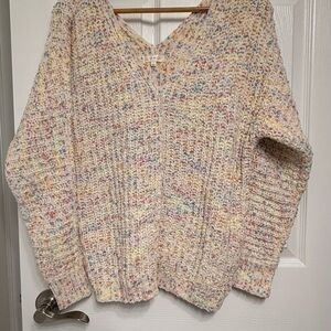 Ultra Flirt Pastel V-Neck Sweater